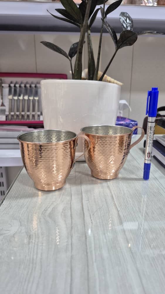 لیوان مسی چکشی طاها